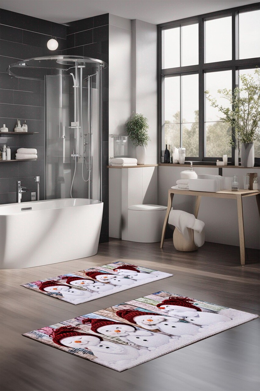 Set covorase de baie, L'essentiel Maison, CT-5379, Multicolor - imagine 4